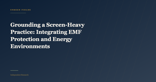 Grounding a Screen-Heavy Practice: Integrating EMF Protection and Energy Environments