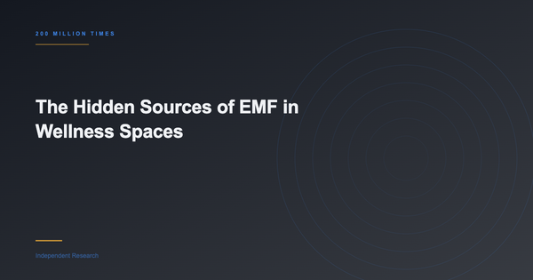 The Hidden Sources of EMF in Wellness Spaces